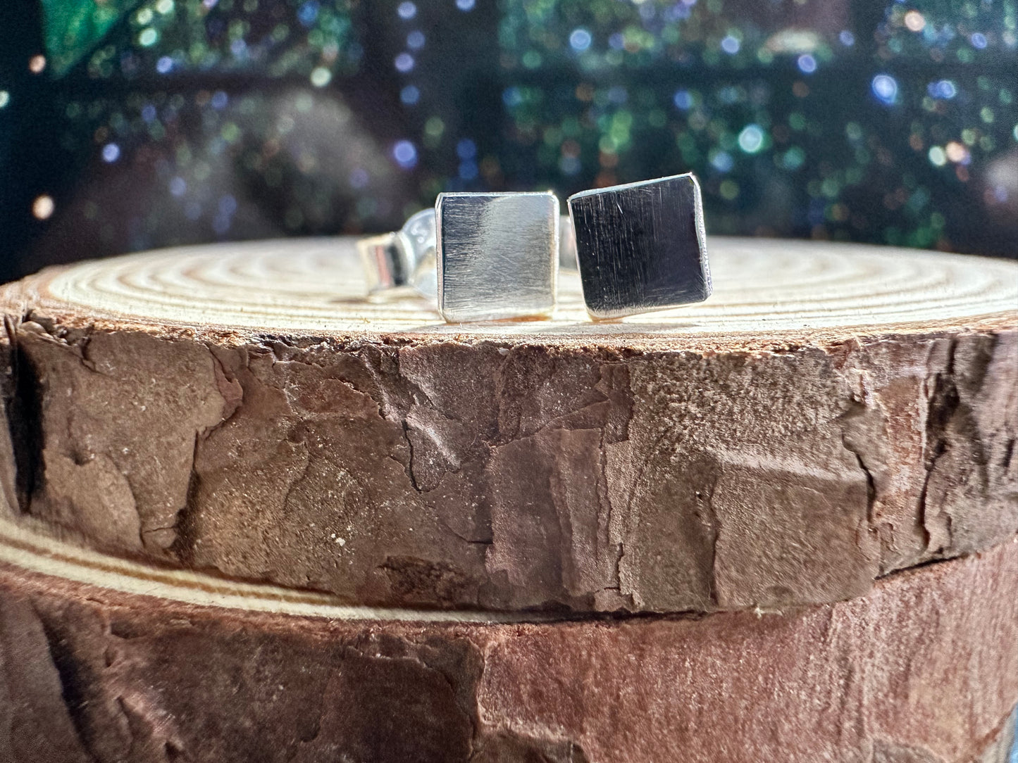 Sterling Silver Studs - Squares