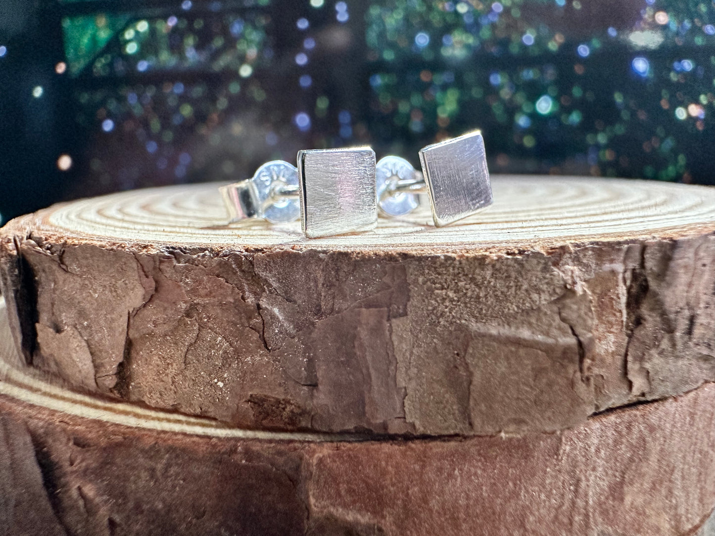 Sterling Silver Studs - Squares