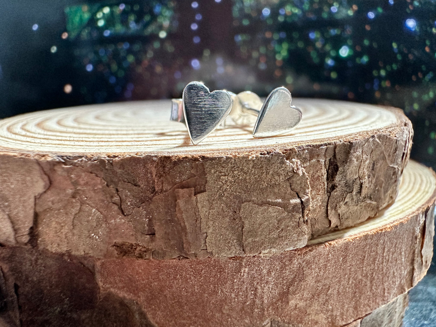 Sterling Silver Studs - Small heart