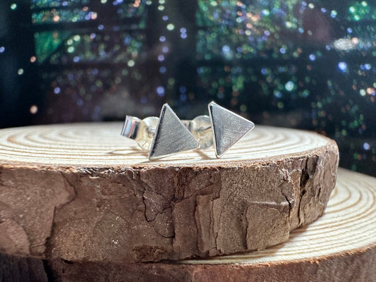 Sterling Silver Studs - Triangles