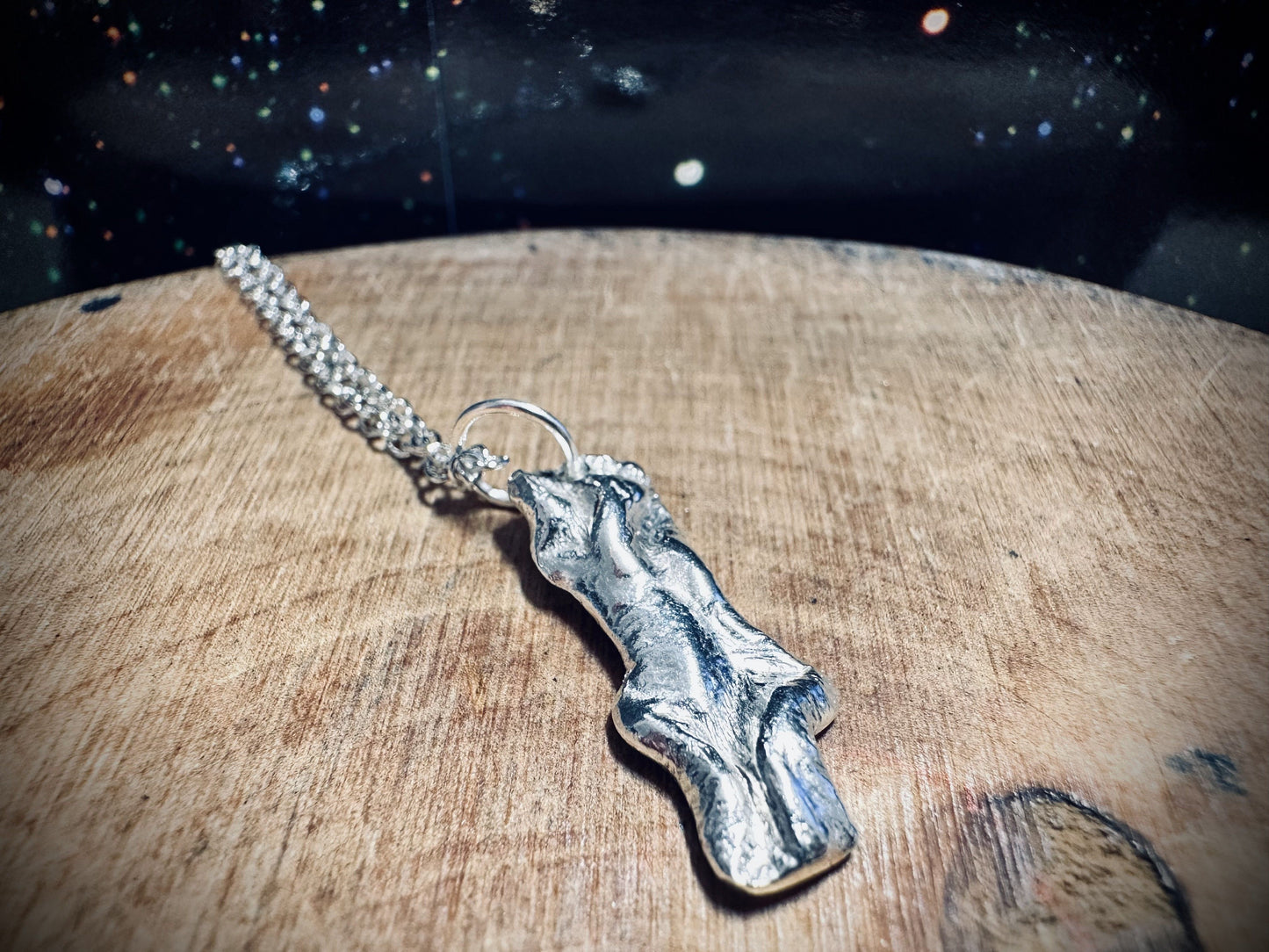 Handmade Silver Pendant - EMBRACE