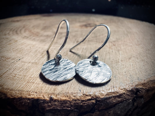 Sterling Silver Dangle Earrings - BARK